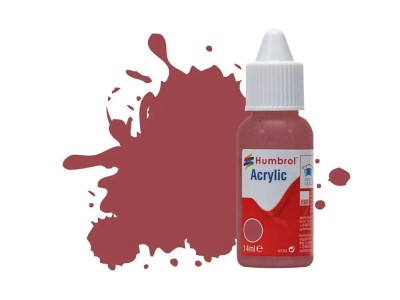 HUMBROL ACRYLIC DROPPER BOTTLE 14ML No. 73 Wine Matt 