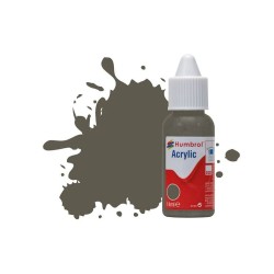 HUMBROL ACRYLIC DROPPER BOTTLE 14ML No 75 Bronze Green Matt 