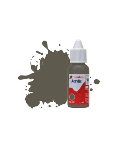HUMBROL ACRYLIC DROPPER BOTTLE 14ML No 75 Bronze Green Matt 