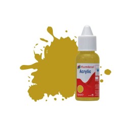 HUMBROL ACRYLIC DROPPER BOTTLE 14ML No 83 Ochre Matt 