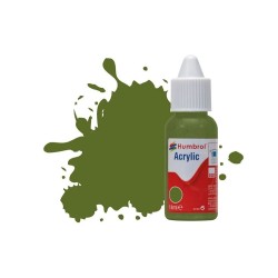 HUMBROL ACRYLIC DROPPER BOTTLE 14ML No.88 Deck Green Matt 