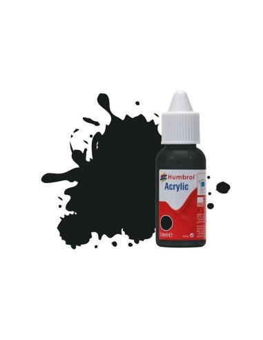 HUMBROL ACRYLIC DROPPER BOTTLE 14ML No 91 Black Green Matt 
