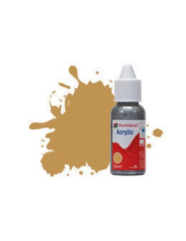 HUMBROL ACRYLIC DROPPER BOTTLE 14ML No 93 Desert Yellow 