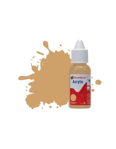 HUMBROL ACRYLIC DROPPER BOTTLE 14ML No 94 Brown Yellow Matt 
