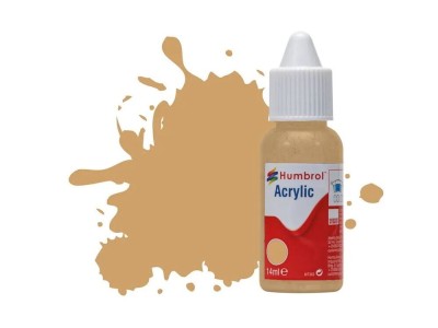 HUMBROL ACRYLIC DROPPER BOTTLE 14ML No 94 Brown Yellow Matt 