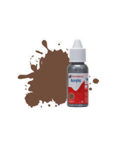HUMBROL ACRYLIC DROPPER BOTTLE 14ML No 98 Chocolate Matt 