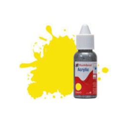 HUMBROL ACRYLIC DROPPER BOTTLE 14ML No 99 Lemon - Matt 