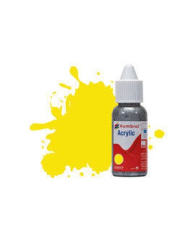HUMBROL ACRYLIC DROPPER BOTTLE 14ML No 99 Lemon - Matt 