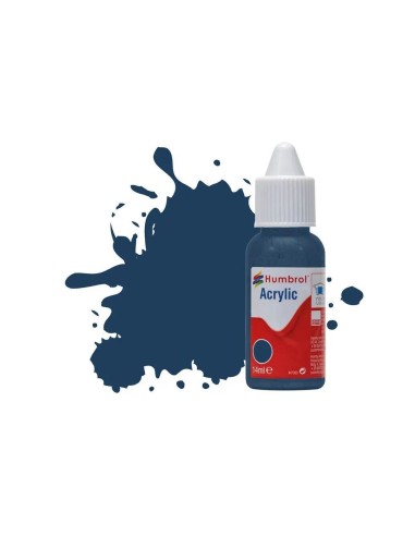 HUMBROL ACRYLIC DROPPER BOTTLE 14ML No 104 Oxford Blue Matt 