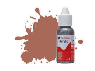 HUMBROL ACRYLIC DROPPER BOTTLE 14ML No 113 Rust - Matt 