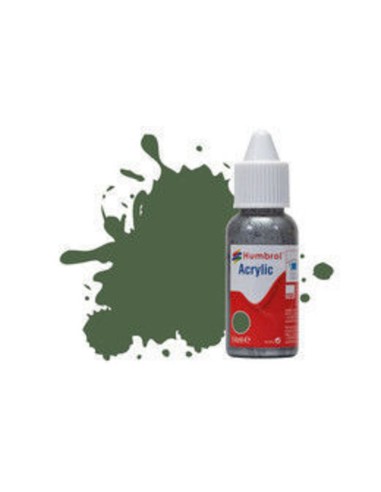 HUMBROL ACRYLIC DROPPER BOTTLE 14ML No 117 US Light Green - Matt 