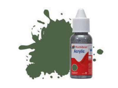 HUMBROL ACRYLIC DROPPER BOTTLE 14ML No 117 US Light Green - Matt 