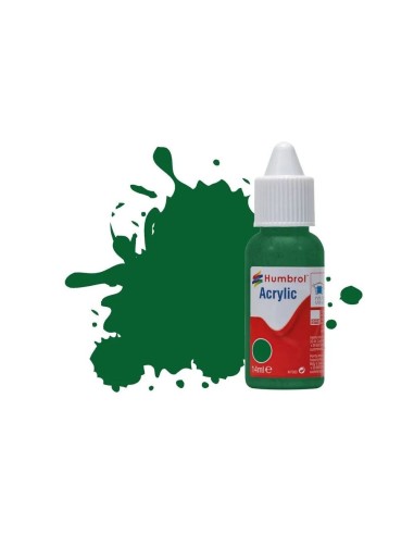 HUMBROL ACRYLIC DROPPER BOTTLE 14ML No 120 Light Green Matt 
