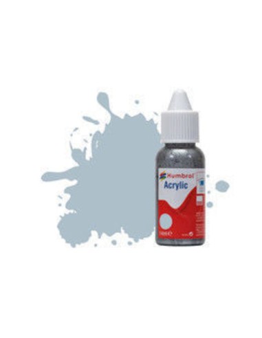 HUMBROL ACRYLIC DROPPER BOTTLE 14ML No 127 US Ghost Grey - Satin 