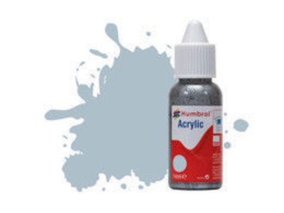 HUMBROL ACRYLIC DROPPER BOTTLE 14ML No 127 US Ghost Grey - Satin 