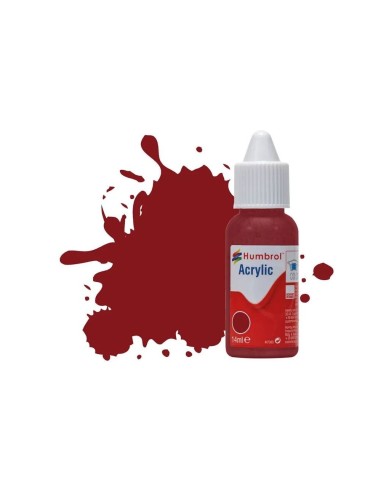 HUMBROL ACRYLIC DROPPER BOTTLE 14ML No 133 Brown Satin 