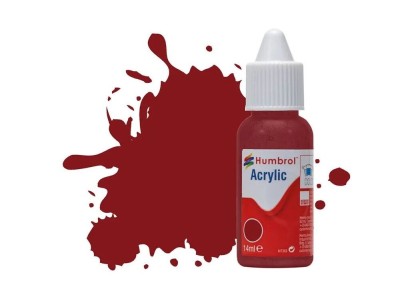 HUMBROL ACRYLIC DROPPER BOTTLE 14ML No 133 Brown Satin 
