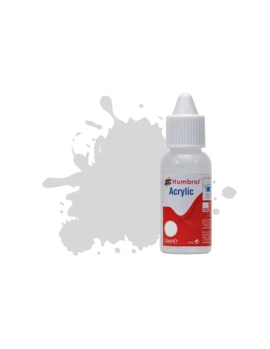 HUMBROL ACRYLIC DROPPER BOTTLE 14ML No 147 Light Grey Matt 