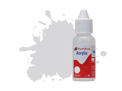 HUMBROL ACRYLIC DROPPER BOTTLE 14ML No 147 Light Grey Matt 