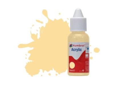HUMBROL ACRYLIC DROPPER BOTTLE 14ML No 148 Radome Tan Matt 