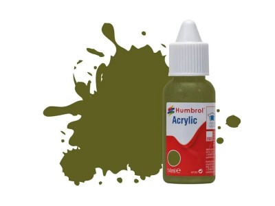 HUMBROL ACRYLIC DROPPER BOTTLE 14ML No 150 Forest Green Matt 
