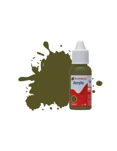 HUMBROL ACRYLIC DROPPER BOTTLE 14ML No 159 Khaki Drab Matt 