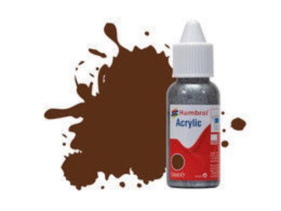 HUMBROL ACRYLIC DROPPER BOTTLE 14ML No 160 German Camouflage Red - Matt 
