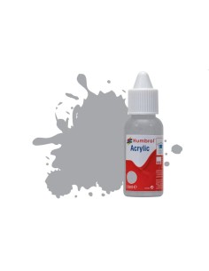 HUMBROL ACRYLIC DROPPER BOTTLE 14ML No.165 Medium Sea Grey Matt 
