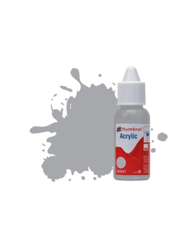 HUMBROL ACRYLIC DROPPER BOTTLE 14ML No.165 Medium Sea Grey Matt 