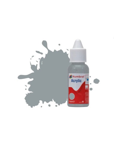 HUMBROL ACRYLIC DROPPER BOTTLE 14ML No.167 Barley/Camouflage Grey Matt 