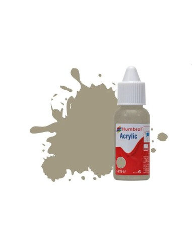 HUMBROL ACRYLIC DROPPER BOTTLE 14ML No.168 Hemp/Camouflage Beige Matt 