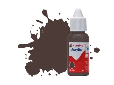 HUMBROL ACRYLIC DROPPER BOTTLE 14ML No 173 Track Matt 
