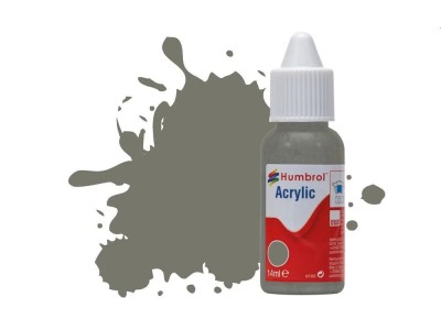 HUMBROL ACRYLIC DROPPER BOTTLE 14ML No.224 Dark Slate Grey Matt 