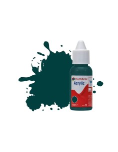 HUMBROL ACRYLIC DROPPER BOTTLE 14ML No.239 Racing Green Gloss 