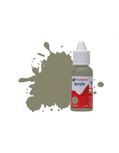 HUMBROL ACRYLIC DROPPER BOTTLE 14ML No.240 RLM 02 Grau Matt 