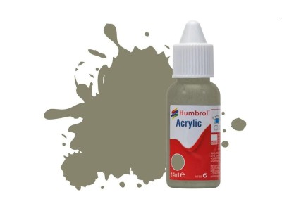 HUMBROL ACRYLIC DROPPER BOTTLE 14ML No.240 RLM 02 Grau Matt 
