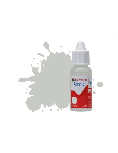 HUMBROL ACRYLIC DROPPER BOTTLE 14ML No.247 RLM 76 Lichtblau Matt 