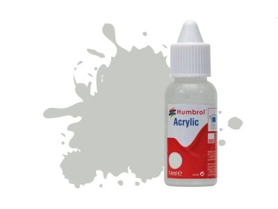 HUMBROL ACRYLIC DROPPER BOTTLE 14ML No.247 RLM 76 Lichtblau Matt 