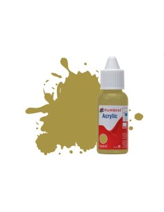 HUMBROL ACRYLIC DROPPER BOTTLE 14ML No.249 RLM 79 Sandgelb Matt 
