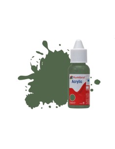 HUMBROL ACRYLIC DROPPER BOTTLE 14ML No.252 RLM 82 Olivgrun Matt 