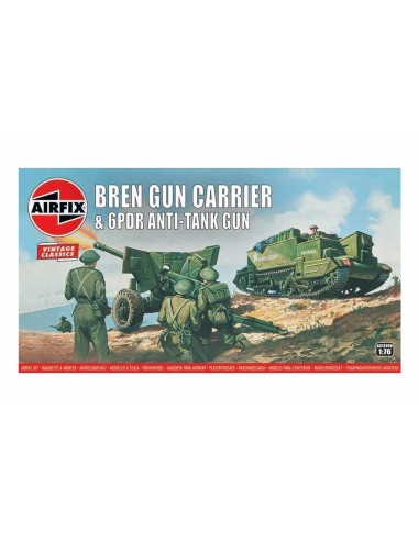 Bren Gun Carrier& 6 pdr AT Gun,Vintage Classics 