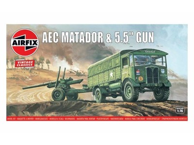 AEC Matador & 5.5inch Gun,Vintage Classics 