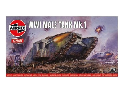 WWI "Male" Tank Mk.I,Vintage Classics 
