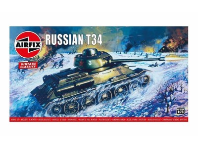 Russian T-34 Medium Tank,Vintage Classic 