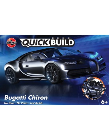 QUICKBUILD Bugatti Chiron - Black 
