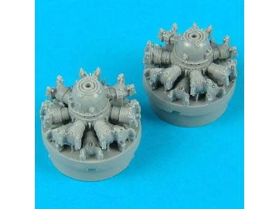 C-47 Dakota engines (for Italeri) für Italeri Bausatz 
