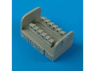 Spitfire Mk. IX exhausts - Fishtail for Hasegawa kit 