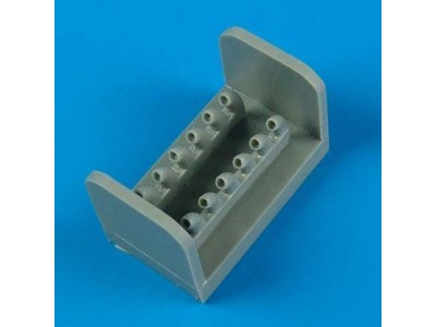 Curtiss P-40B exhaust for Airfix 