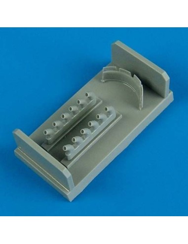 P-40B/C exhaust & damper cooler fir Airf 