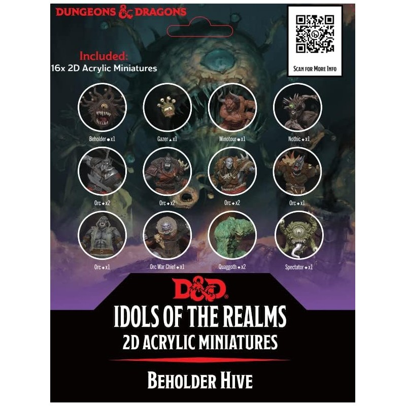 Beholder Hive - 2D Set: D&D Idols of the Realms